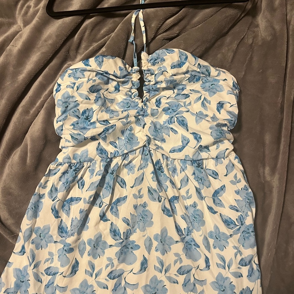 Floral Halter Dress